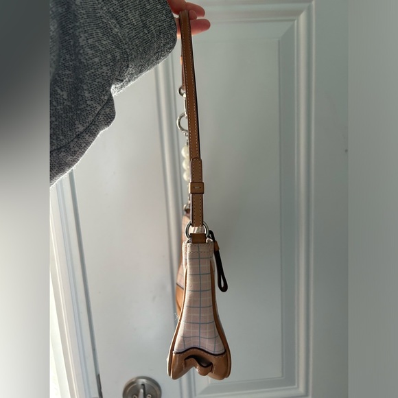 （sold) Coach bag pink plaid y2k style - Picture 5 of 7